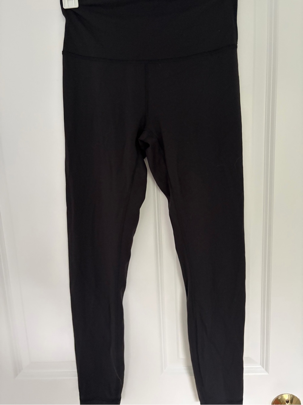 LuLu Lemon Black Wunder Under High-Waist Women's Leggings